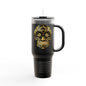 Gothic Skull Insulated Travel Mug, 40oz - Perfect for Coffee, Gifts, Halloween,