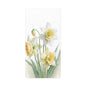Matte Canvas, Stretched, 1.25" beautiful flowers white and yellow.