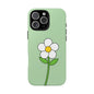 Floral Phone Case - Tough Cases for Nature Lovers, Cute Green Flower Design, iPhone Cover, Gift for Her, Spring Accessories