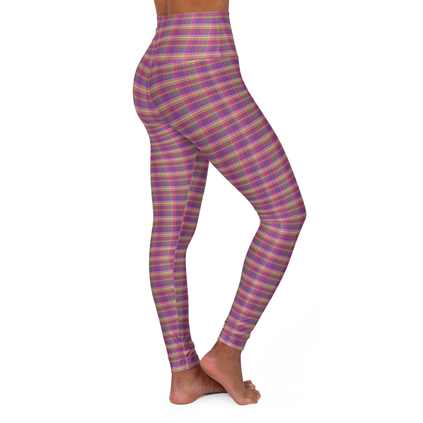 Vibrant High Waisted Yoga Leggings - Perfect for Fitness, Yoga, Pilates, Everyday Wear, and Athleisure