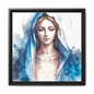 Framed Canvas Art Print, Spiritual Decor, Religious Artwork, Wall Decor, Gift for Faith, Elegant Home Decoration