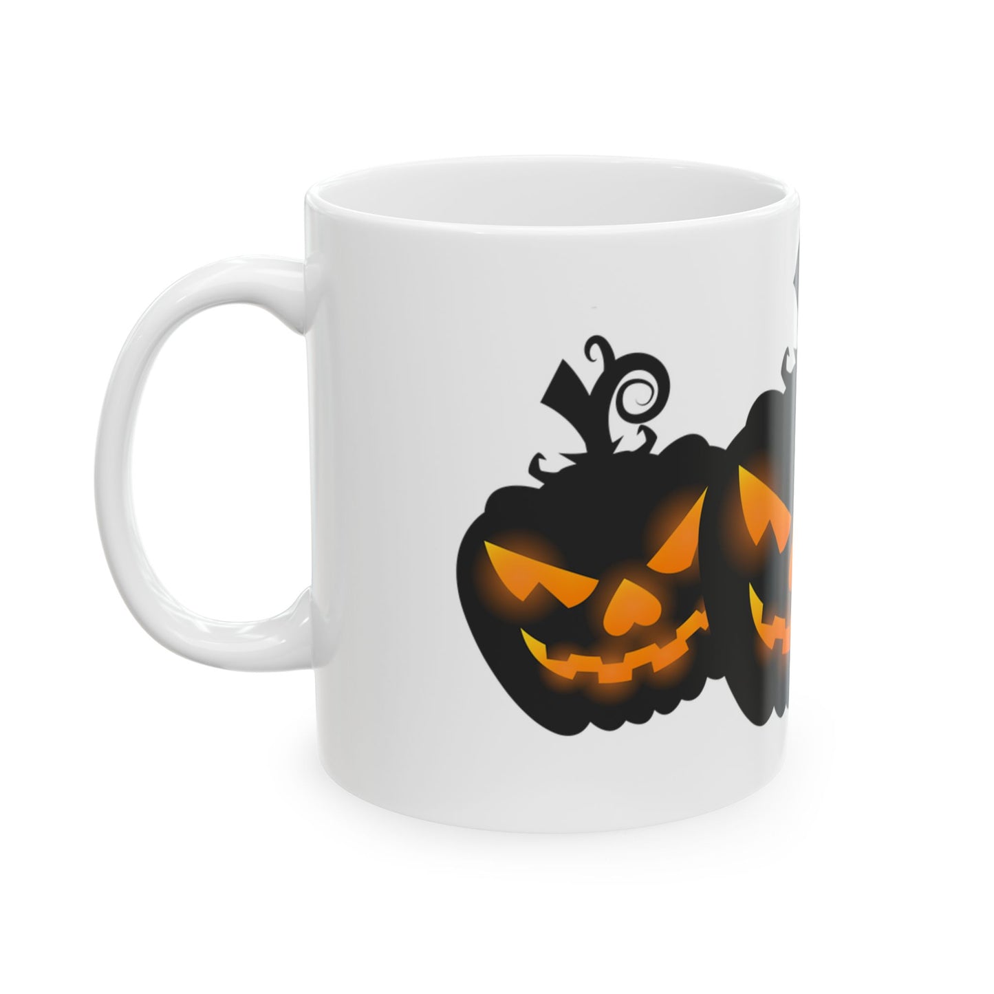 Spooky Pumpkin Ceramic Mug - Perfect for Halloween, Coffee Lovers Gift, Autumn Decor, Tea Time, Pumpkin Spice Enthusiasts