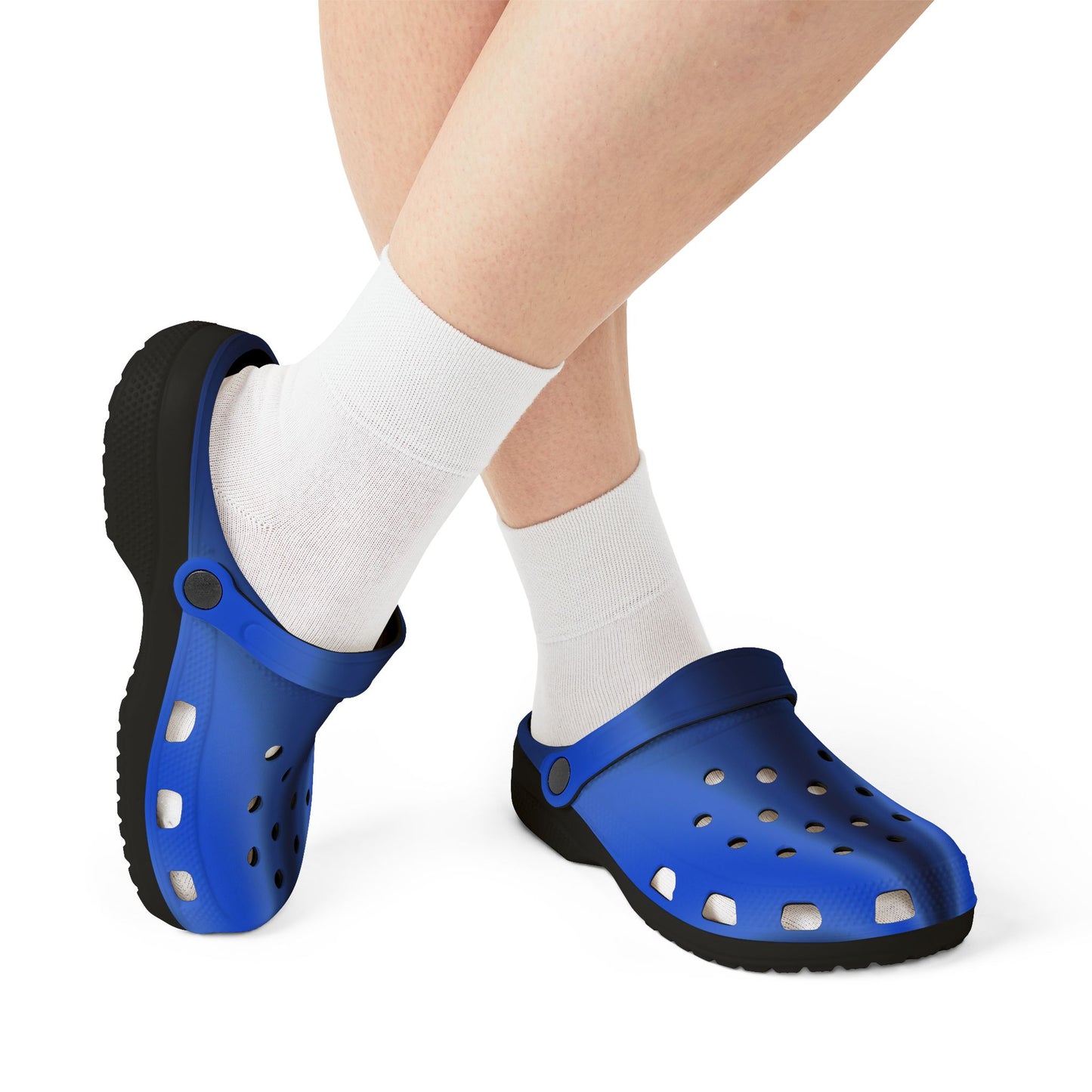 Blue EVA Foam Clogs — Lightweight Waterproof Slip-On Shoes
