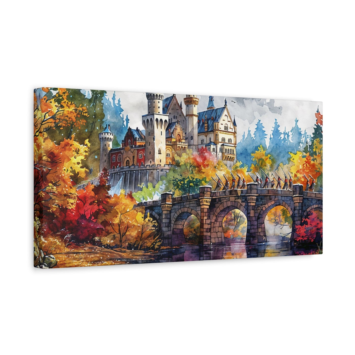 Matte Canvas, Stretched, 1.25" - Castle