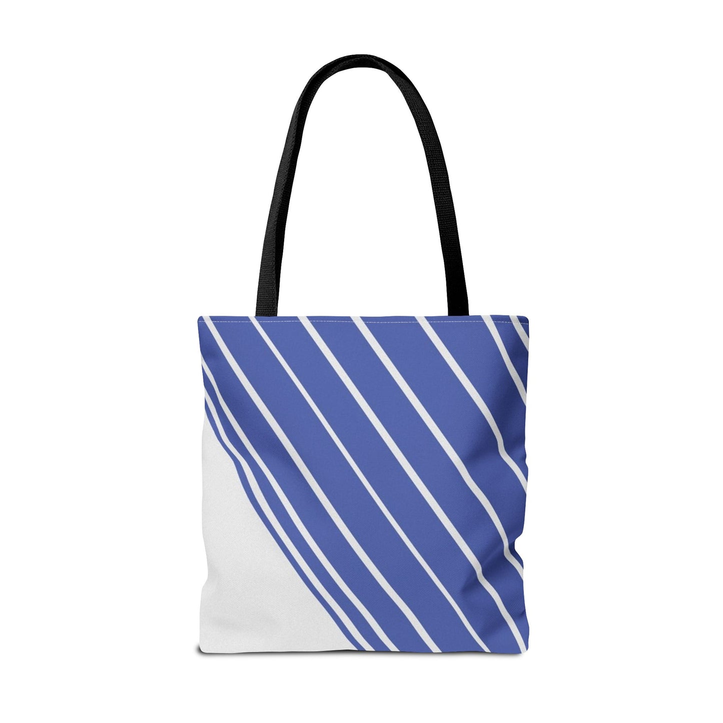 Chic Blue Striped Tote Bag, Stylish Reusable Shopping Bag, Beach Bag, Everyday Carry, Gift for Her