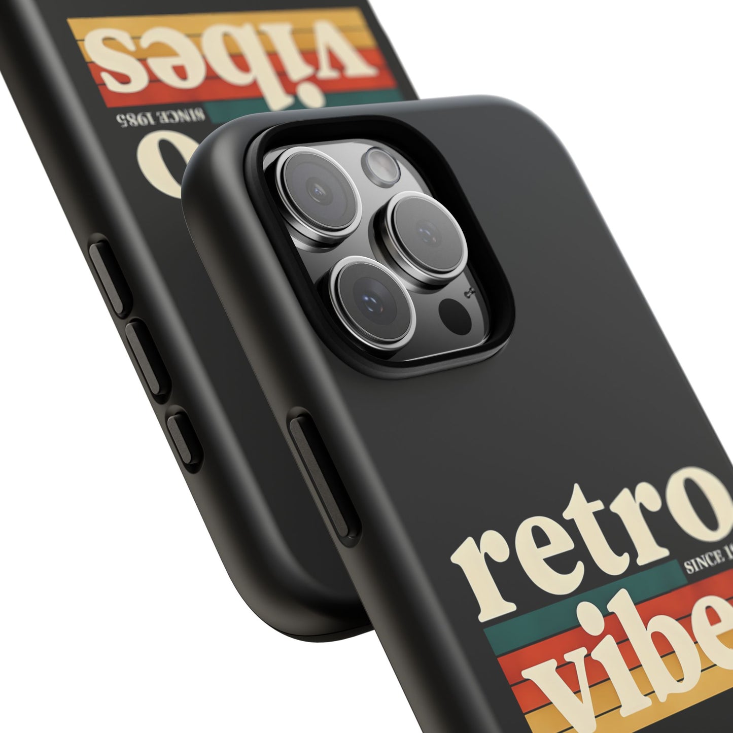 Retro Vibes Phone Case, Tough Phone Cover, Vintage Style Case, Gift for Music Lovers, Retro Aesthetic Accessory