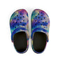 Colorful Kid's EVA Foam Clogs - Tie-Dye Waterproof Slip-Ons for Play, Summer, Parks, Beach, Joyful Footwear