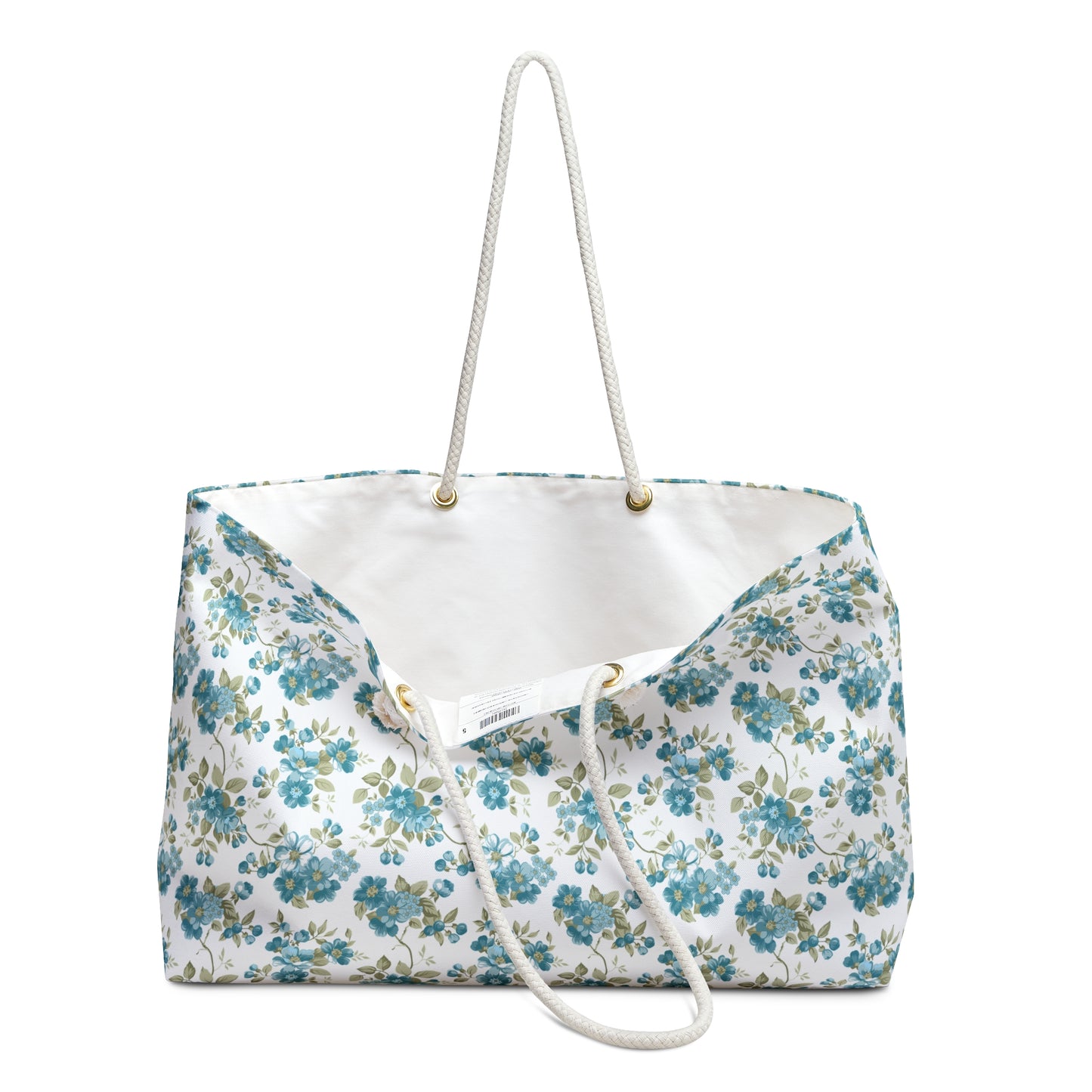 Chic Floral Weekender Bag, Travel Tote, Overnight Bag, Beach Bag, Stylish Carryall, Floral Print Handbag