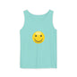 Smiley Face Tank Top, Summer Shirt, Casual Wear, Beach Outing, Gift for Friends, Positive Vibes Apparel