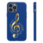 Tough Cases Blue and Gold Musical Note