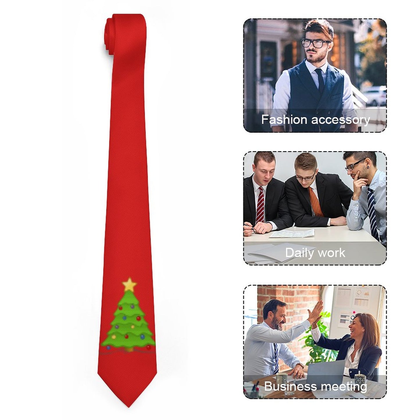 Men's Formal Tie - Christmas Tie
