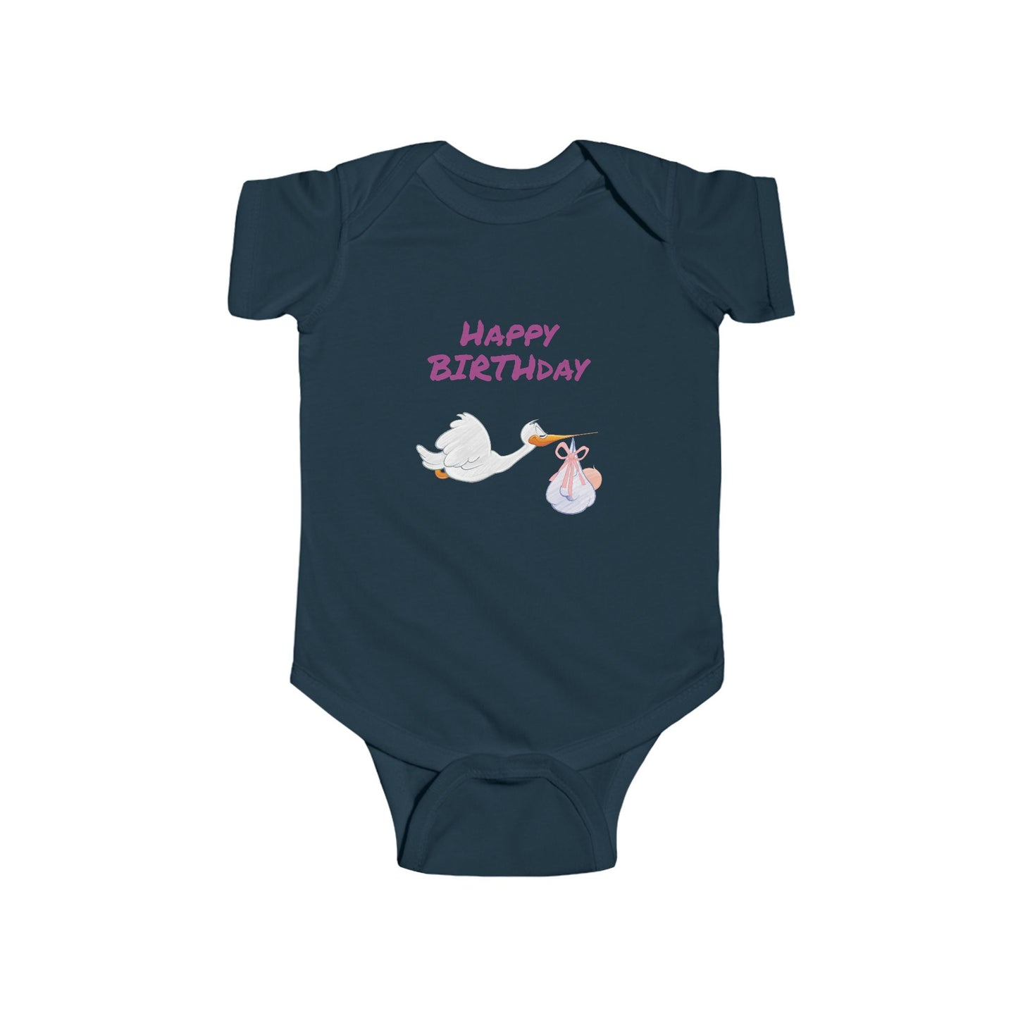 Happy Birthday Infant Bodysuit, Cute Baby Shower Gift