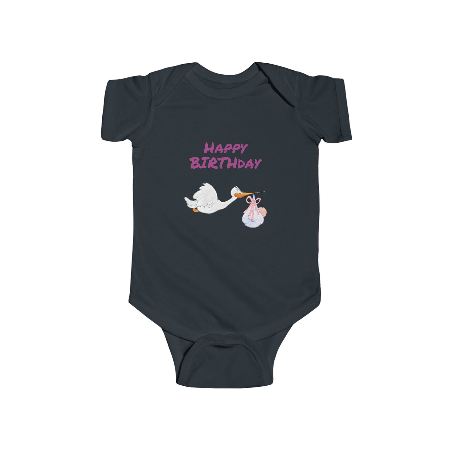 Happy Birthday Infant Bodysuit, Cute Baby Shower Gift