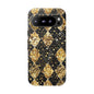 Elegant Gold & Black Phone Case for Tough Protection