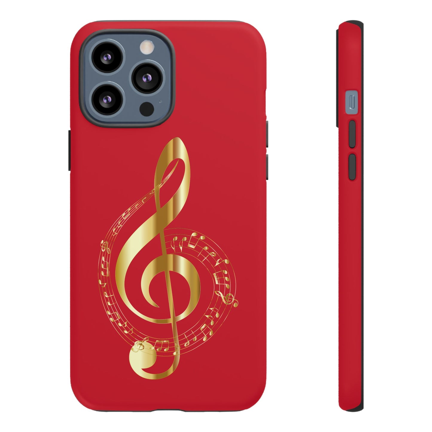 Tough Cases - Red Musical Note