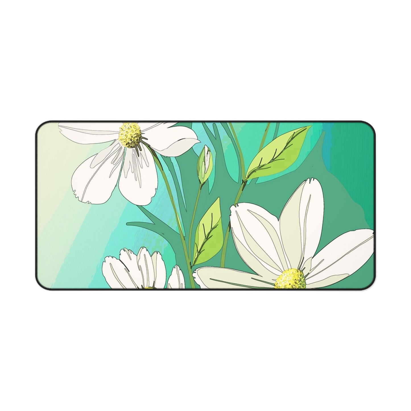 Floral Desk Mat - Elegant Workspace Décor, Office Accessories, Gift for Her, Home Office Decor, Teacher Supplies, Eco-Friendly Mat