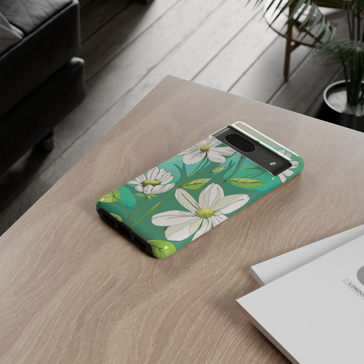 Floral Phone Case, Tough Cases, Flower Design, Nature Inspired, Eco-Friendly Cover, Unique Gift for Her, Spring Accessories