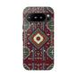 Tribal Pattern Phone Case - Boho Chic, Tough Durable Cover, Stylish Tech Accessory, Gift for Him/Her, Festival Essentials