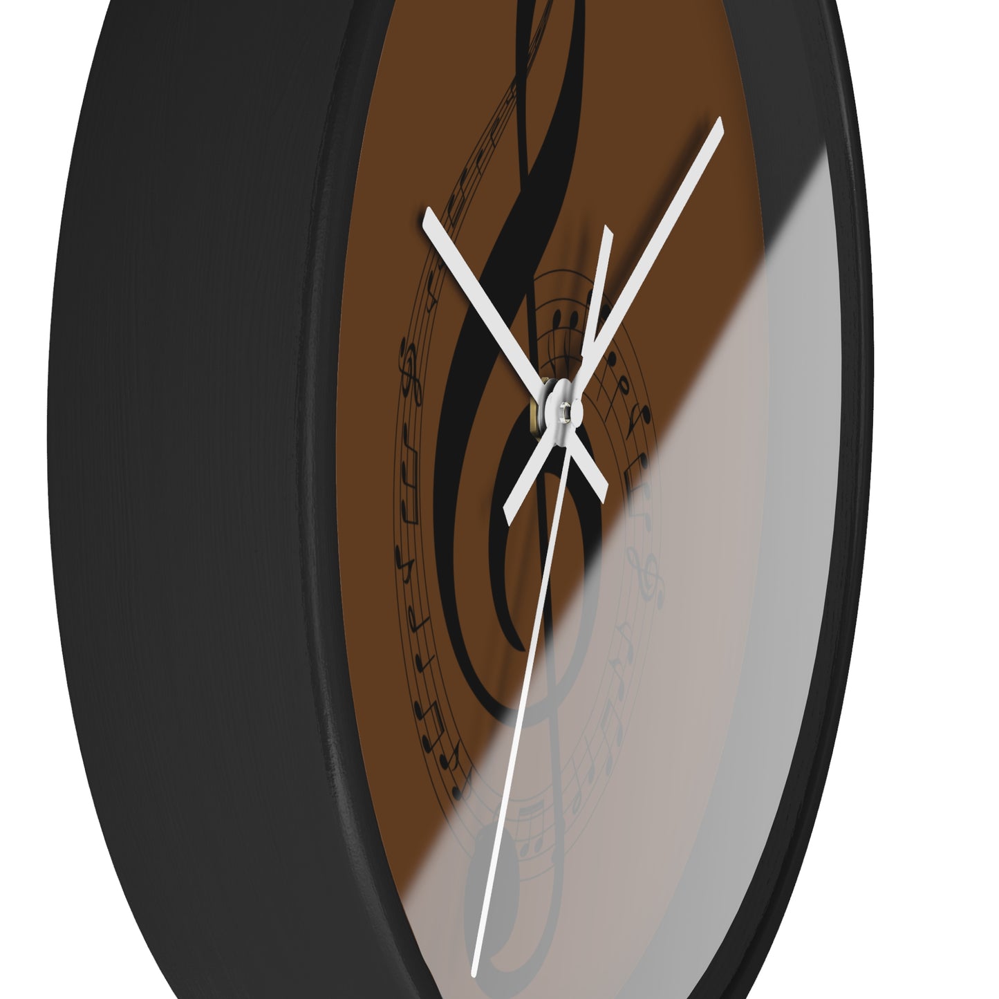 Musical Notes Wall Clock, Unique Home Decor for Musicians