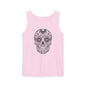 Skull Design Tank Top - Unisex, Cotton Muscle Tee for Festivals