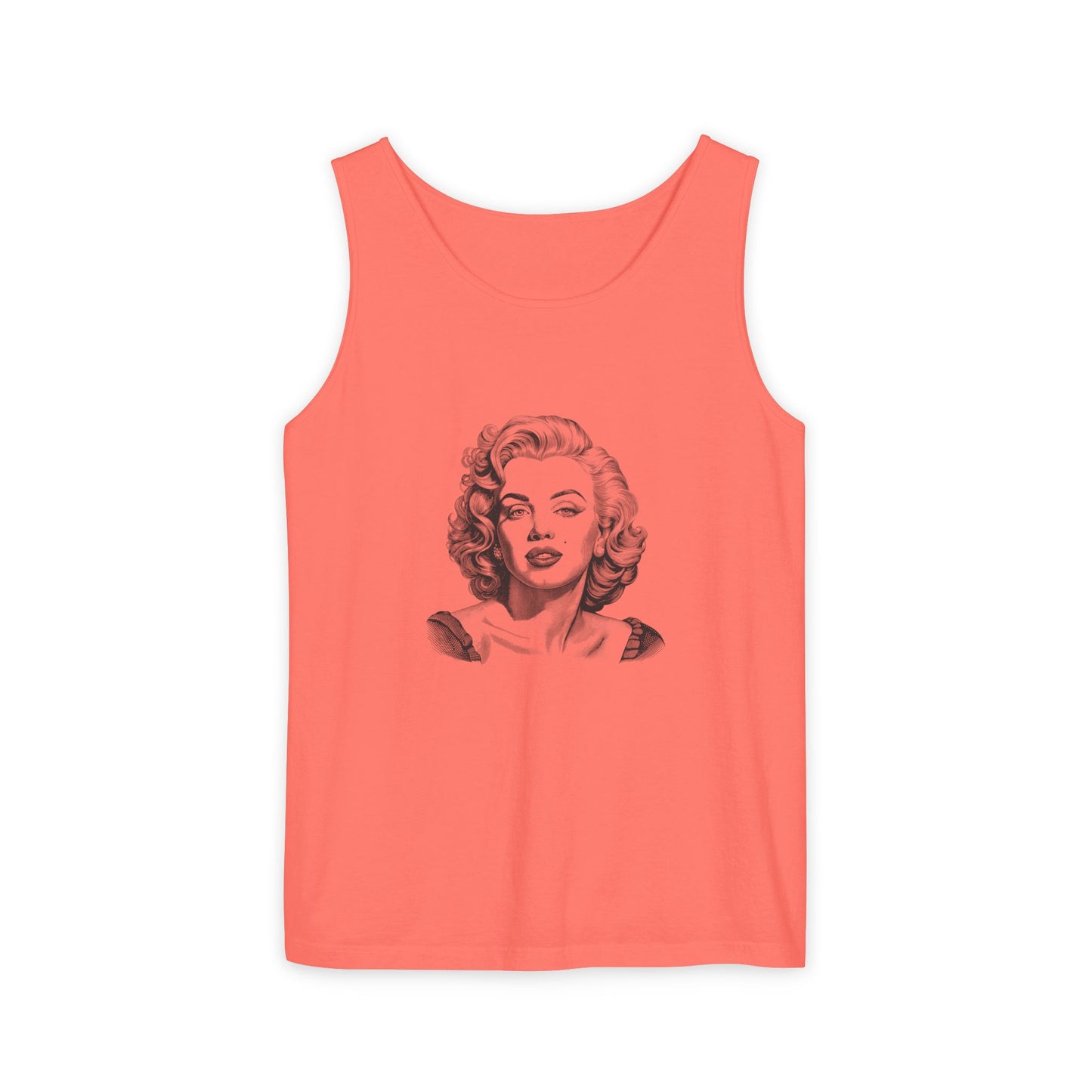 Vintage Marilyn Monroe Tank Top for Unisex, Retro Beachwear, Summer Casual Style, Gift for Movie Lovers, Classic Graphic Apparel