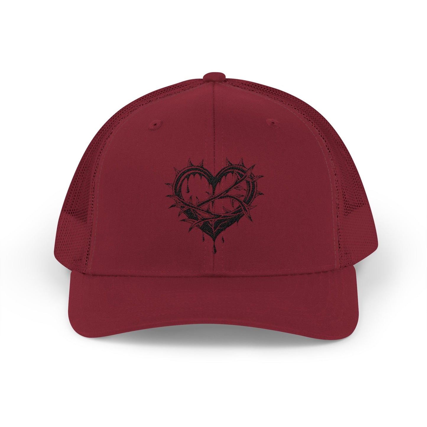 Heart-Shaped Love Snapback Trucker Cap, Adjustable Hat for Friends, Gifts for Couples, Valentine’s Day Cap, Casual Wear, Stylish Sun Hat