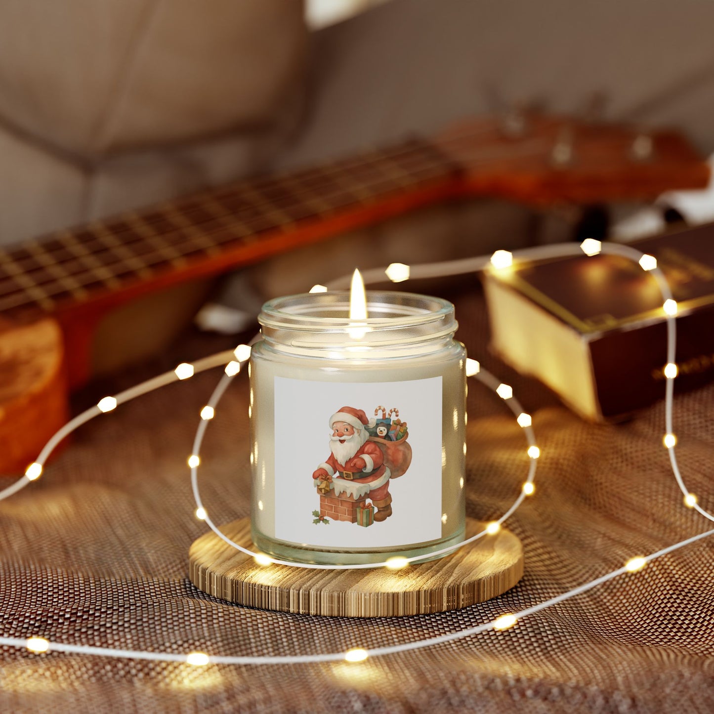 Christmas Scented Candles - Coconut Apricot Wax, Holiday Home Decor, Gift Idea for Friends, Relaxation, Festive Ambiance