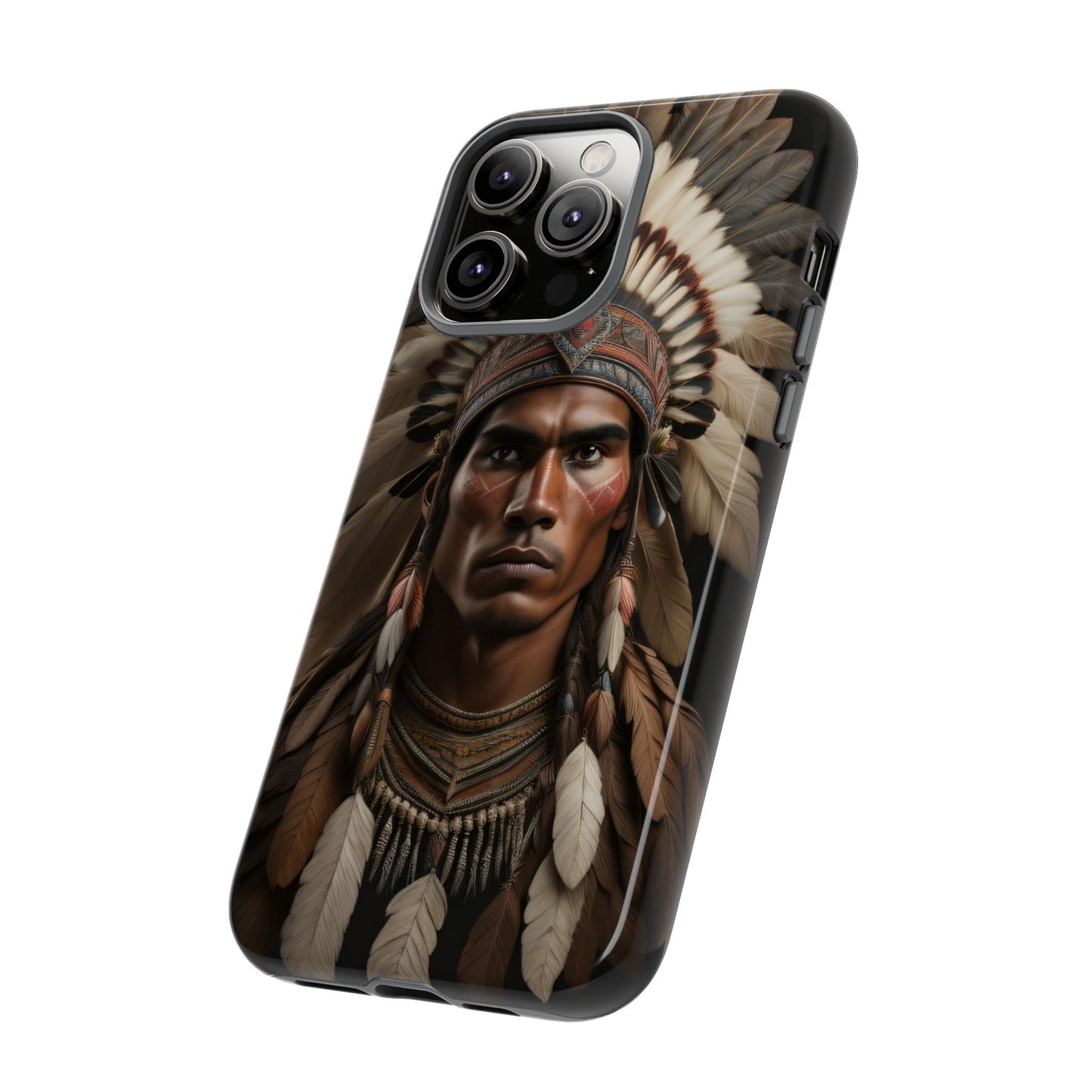 Native American Art Phone Case, Strong Culture Design, Unique Gift for Him or Her, Tough Cases, Customizable Protector, Tribal Style