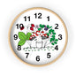 Whimsical Mushroom Wall Clock - Enchanting Home Decor, Boho Aesthetic, Unique Gift for Nature Lovers, Kids Room, Garden Theme