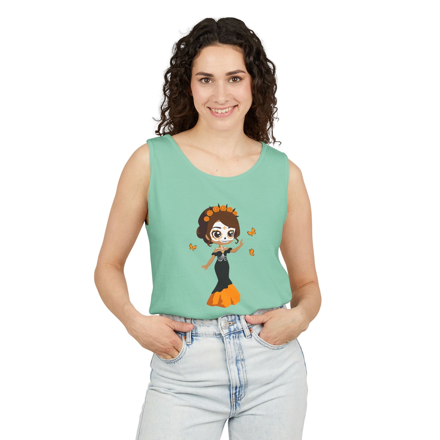 Celebrate Life Tank Top, Unisex , Day of the Dead