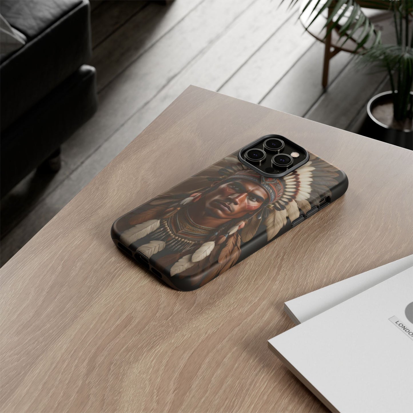 Native American Art Phone Case, Strong Culture Design, Unique Gift for Him or Her, Tough Cases, Customizable Protector, Tribal Style