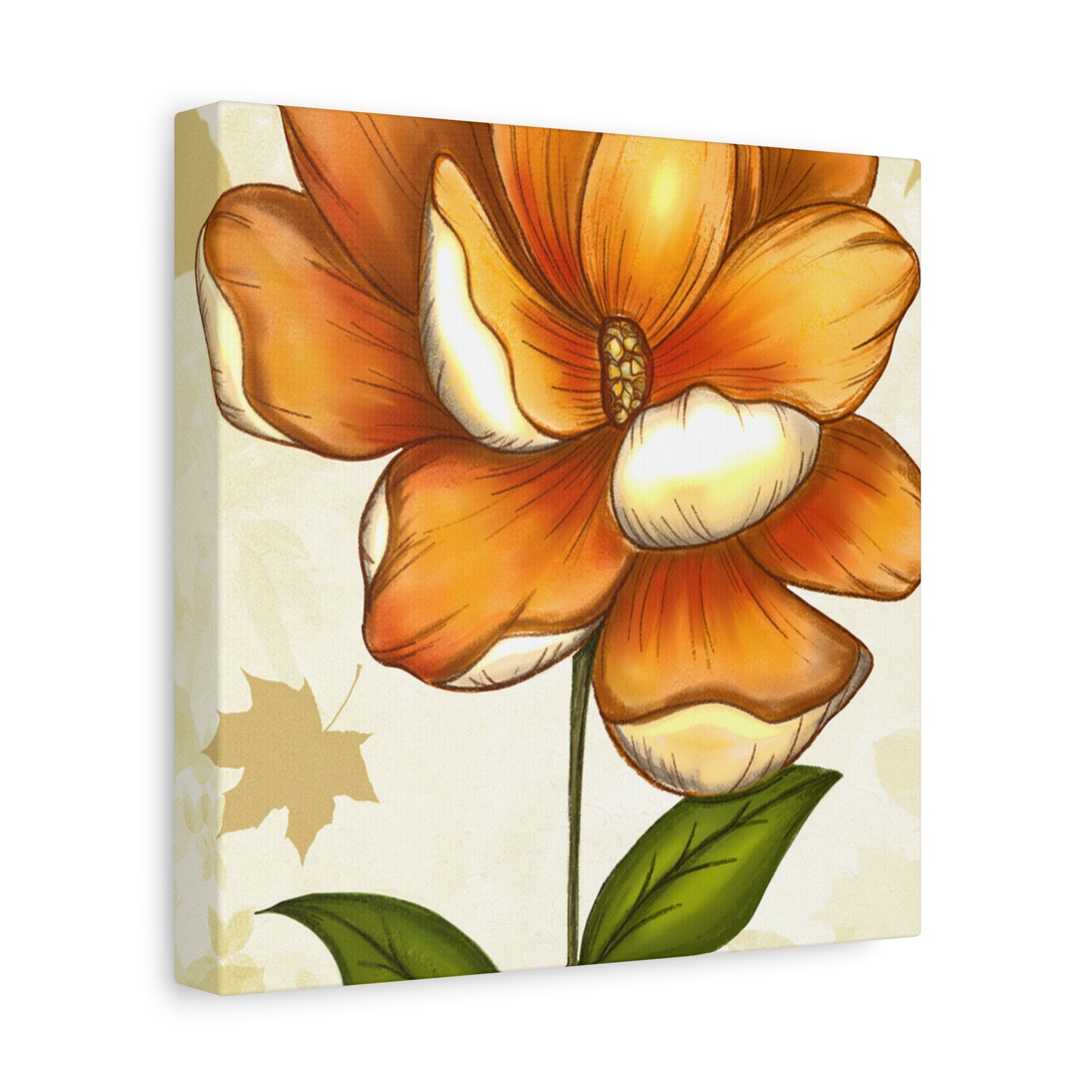 Copy of Matte Canvas, Stretched, 1.25" Tulips Pink and Purple Flowers