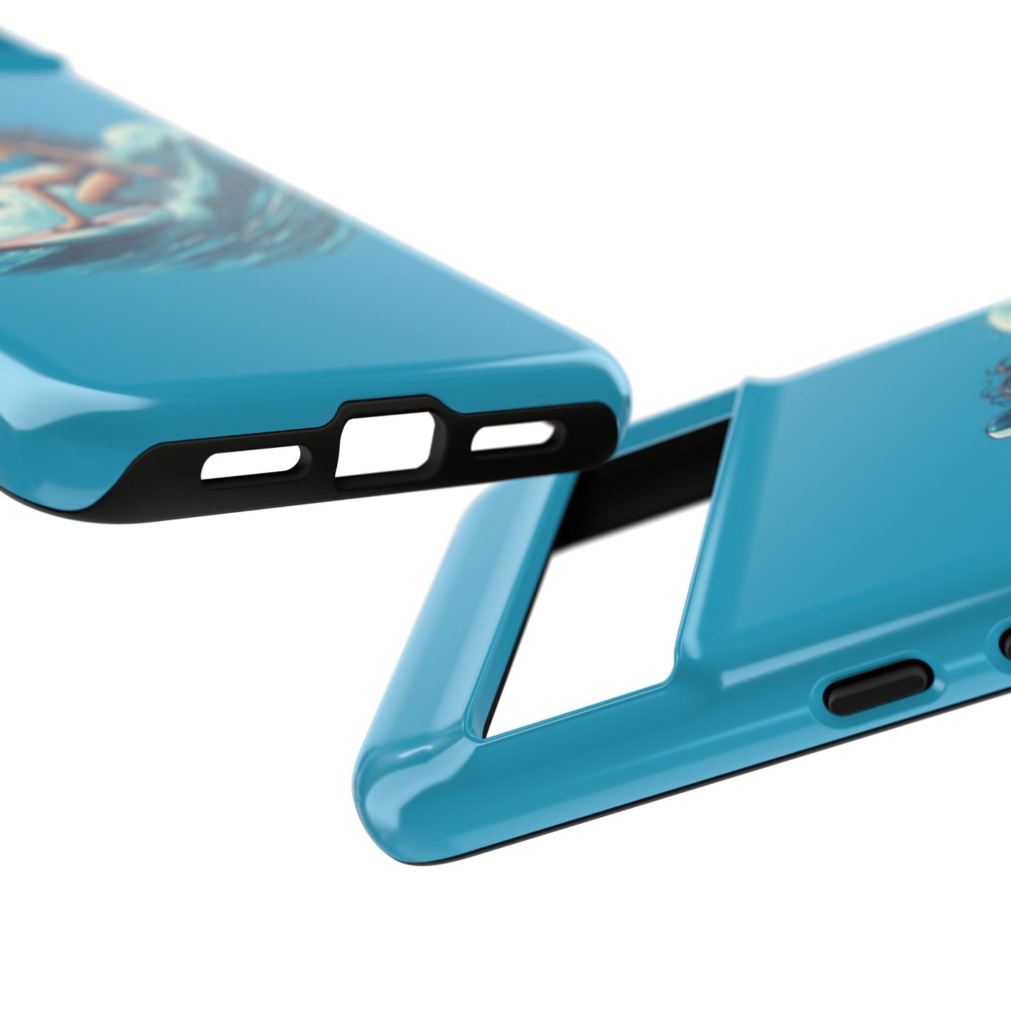 Surfing Phone Case, Coastal Vibes Phone Cover, Tough Cases for Beach Lovers, Ocean Art Phone Accessories, Summer Gift Idea