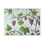 Elegant Grape Vine Glass Cutting Board, Kitchen Decor, Chef Gift, Housewarming Present, Wine Lover's Accessory