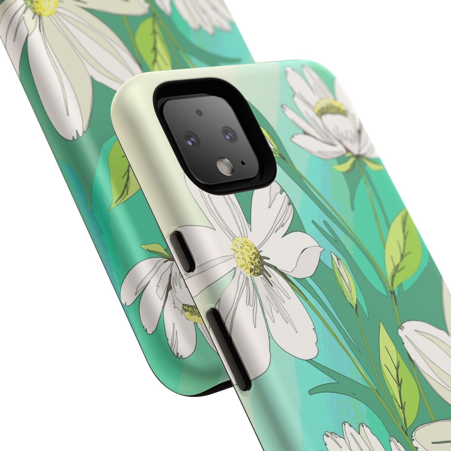 Floral Phone Case, Tough Cases, Flower Design, Nature Inspired, Eco-Friendly Cover, Unique Gift for Her, Spring Accessories