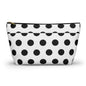 Chic Polka Dot Accessory Pouch, Stylish Makeup Bag, Travel Organizer, Gift for Her, Fun Dot Pattern, Cosmetic Case