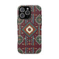Tribal Pattern Phone Case - Boho Chic, Tough Durable Cover, Stylish Tech Accessory, Gift for Him/Her, Festival Essentials