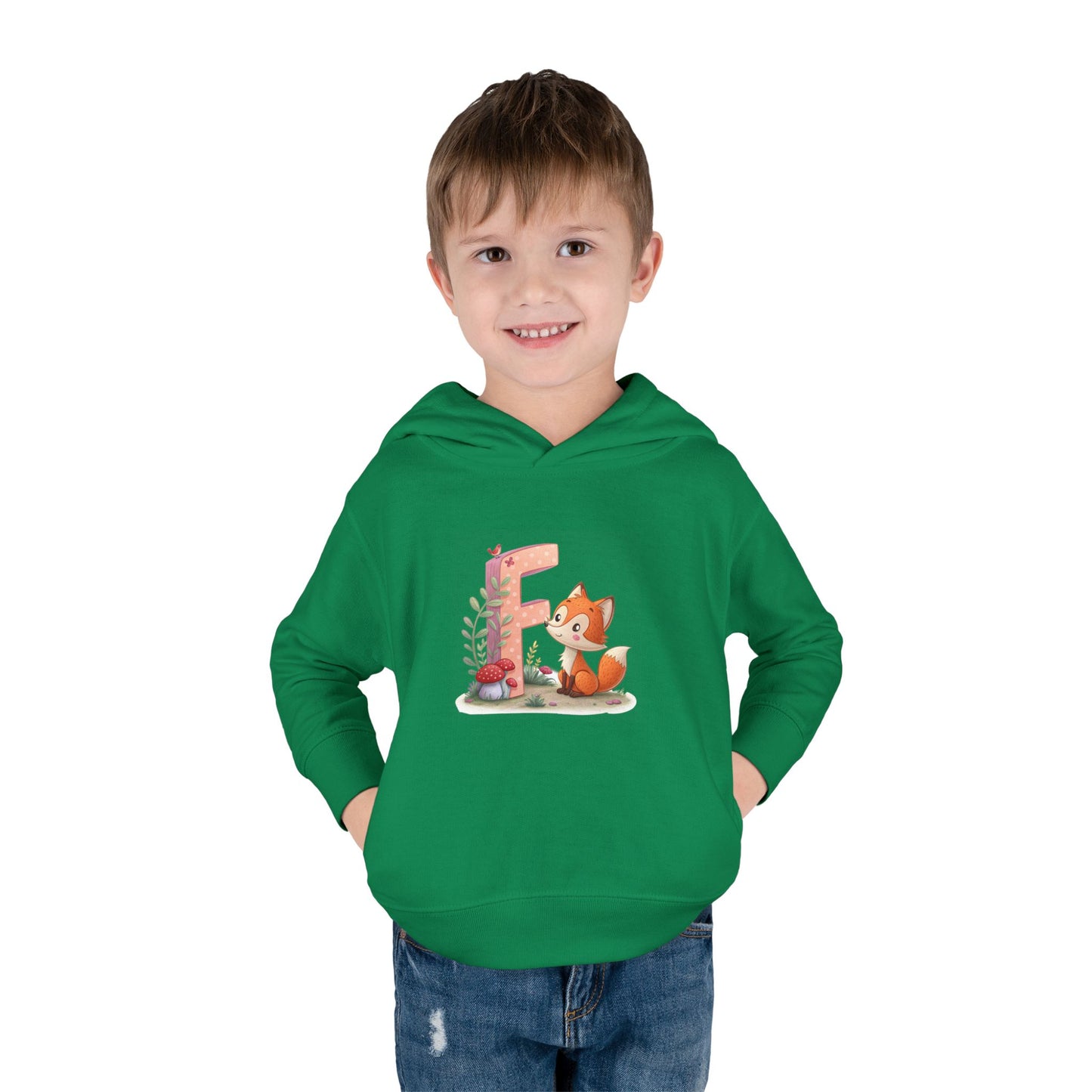 Cute Toddler Fox Hoodie, Fleece Pullover for Kids, Perfect Gift for Birthdays, Baby Showers, or Everyday Wear