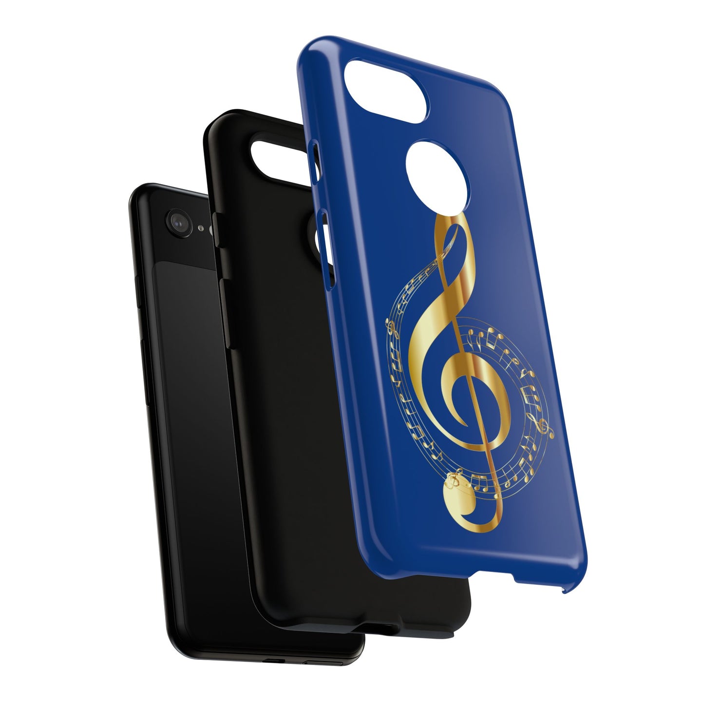Tough Cases Blue and Gold Musical Note