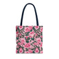 Pretty Pink Floral Tote Bag, Stylish Reusable Bag, Shopping Tote, Gift for Her, Eco-Friendly, Mother's Day Gift