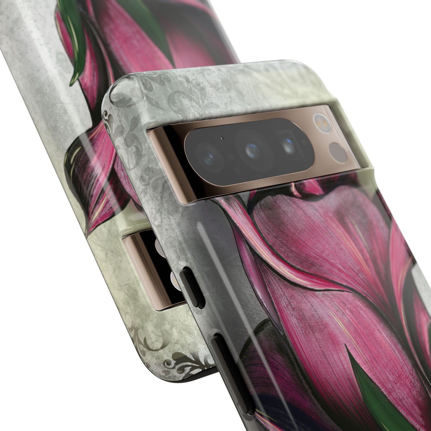 Rose Phone Case – Tough Cases, Floral Phone Cover, Gift for Her, Minimalist Design, Nature Lover's Accessory, Birthday Gift Idea