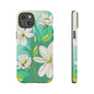 Floral Phone Case, Tough Cases, Flower Design, Nature Inspired, Eco-Friendly Cover, Unique Gift for Her, Spring Accessories