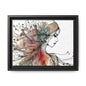 Matte Canvas, Framed (Multi-color) - Girl Whispers