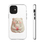 Cute Bear Phone Case, Tough Cases, Animal Lover Gift, Kids Accessories, Mother’s Day, Heartwarming Design