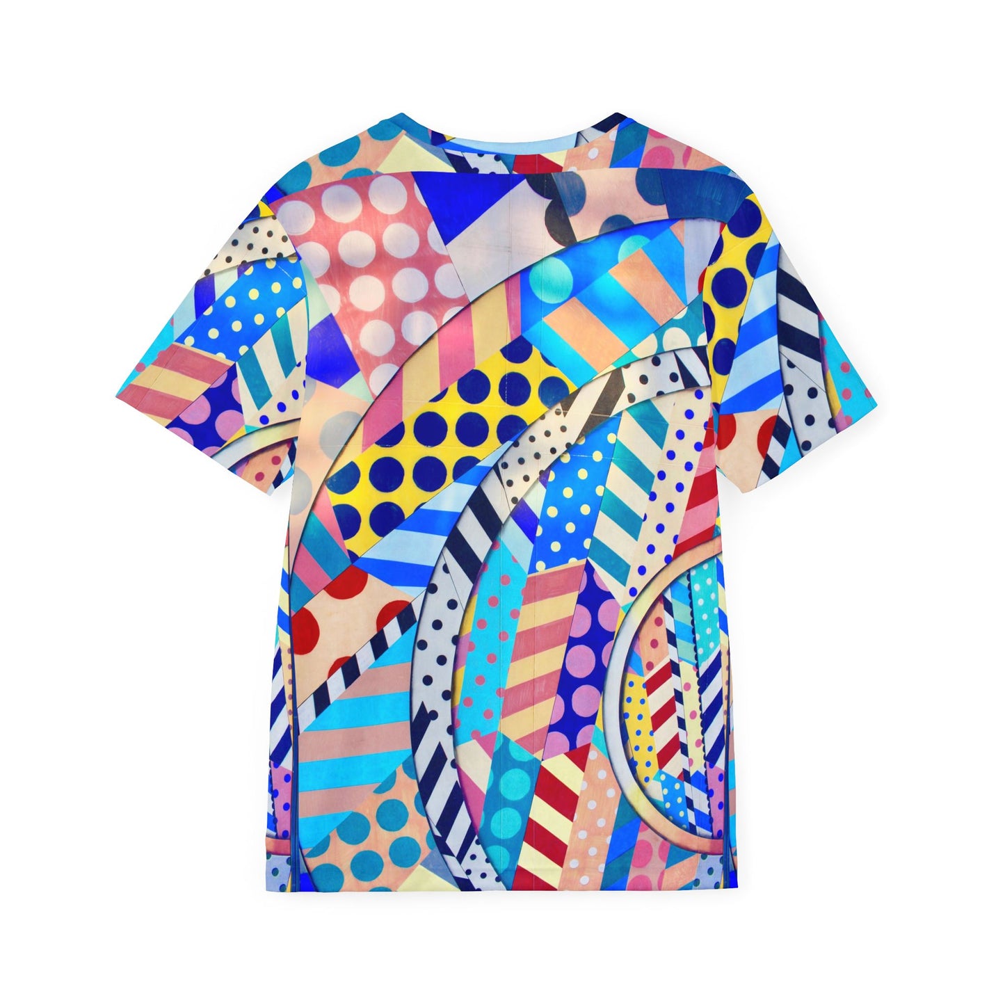 Vibrant Men's Sports Jersey - Colorful Patterns