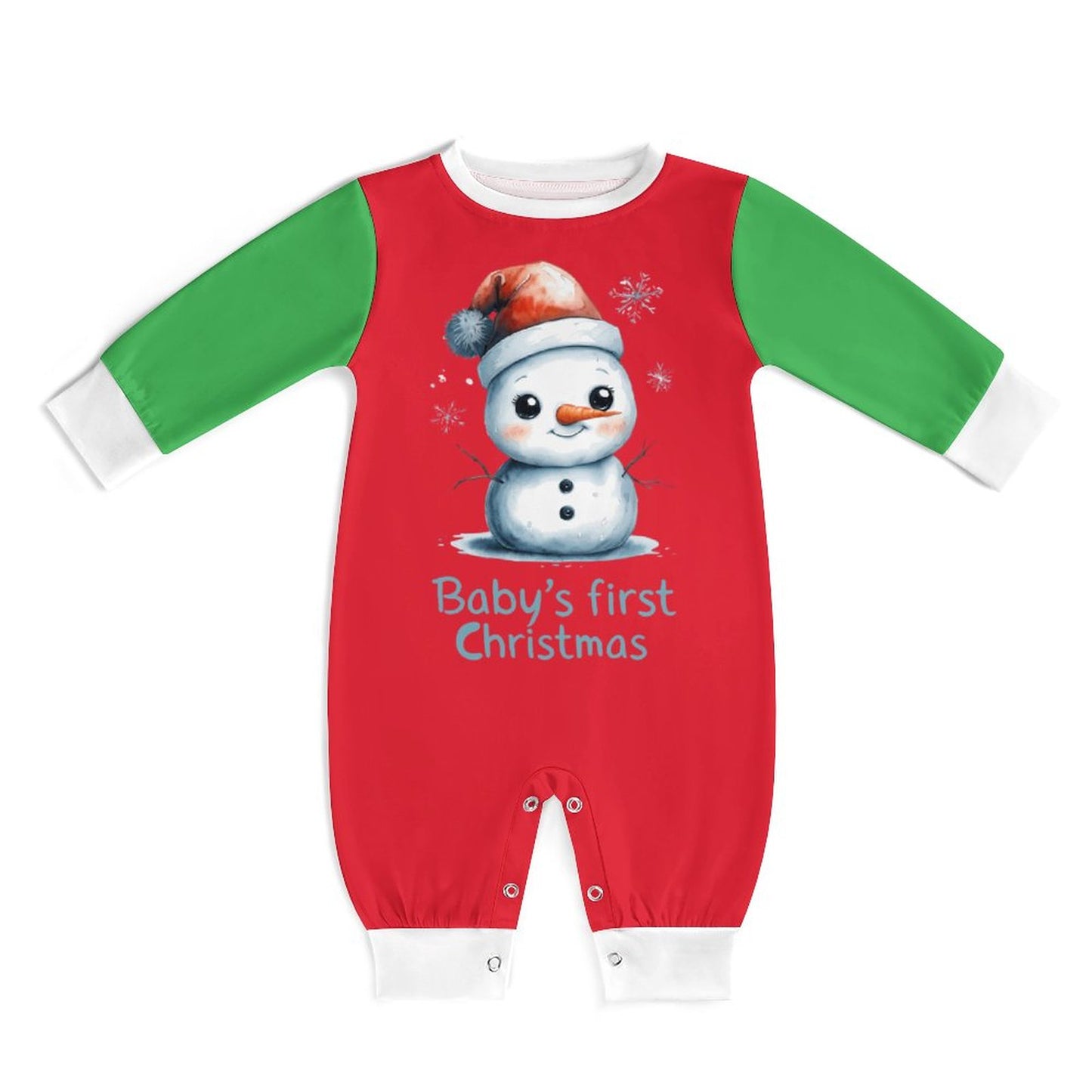 Baby's First Christmas Baby Romper
