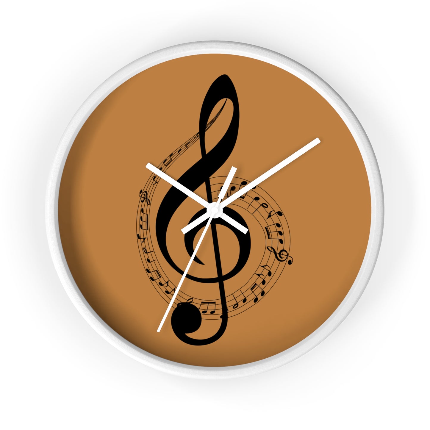 Musical Note Wall Clock, Elegant Home Decor, Perfect Gift for Music Lovers