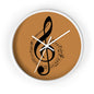 Musical Note Wall Clock, Elegant Home Decor, Perfect Gift for Music Lovers