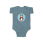 Infant Penguin Reindeer Bodysuit — Cute Holiday Baby Onesie