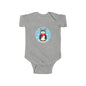 Infant Penguin Reindeer Bodysuit — Cute Holiday Baby Onesie